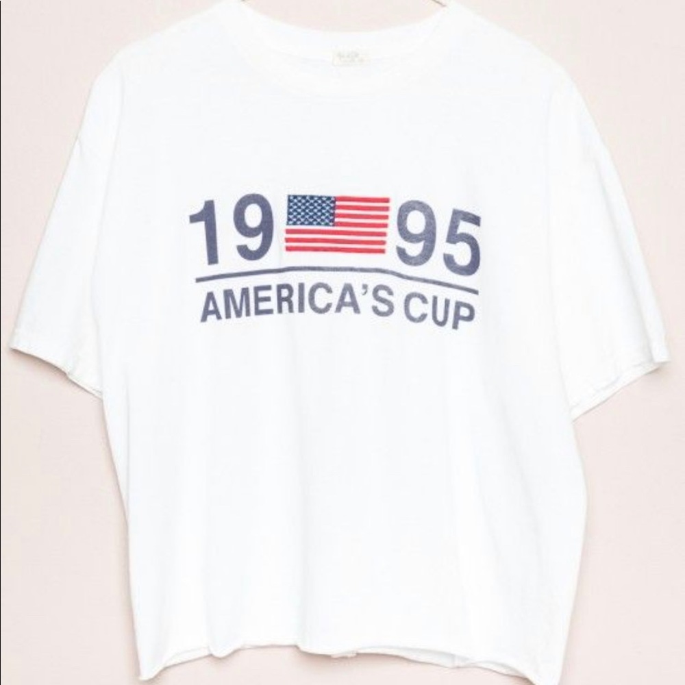 Brandy Melville 1995 America’s Cup embroidered tee